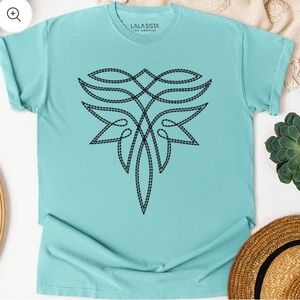 Lala Sista Teal Graphic T-Shirt